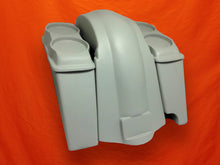 Load image into Gallery viewer, Harley Davidson 6&quot; Stretched Extended Saddlebags Dual 6.5&quot; Speaker Lids Fender Right Cut out