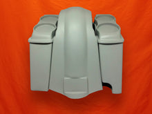 Load image into Gallery viewer, Harley Davidson 6&quot; Stretched Extended Saddlebags Dual 6.5&quot; Speaker Lids Fender Right Cut out