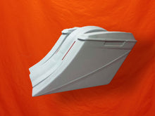 Load image into Gallery viewer, Harley Davidson 8&quot; Stretched SaddleBags No Cut Outs with LED Lights Fender and Lids