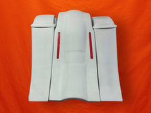 Load image into Gallery viewer, Harley Davidson 8&quot; Stretched SaddleBags No Cut Outs with LED Lights Fender and Lids