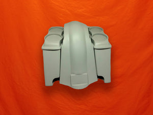 Harley Davidson 6" Extended Saddlebags Dual 6.5" Speaker Lids Fender Cutouts