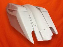 Load image into Gallery viewer, Harley Davidson 2014-20155 Fifty Five Extended Stretched Saddlebag Fender Kit Dual Cut Outs 6x 9 Speaker Lids