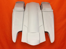 Load image into Gallery viewer, Harley Davidson 5&quot; Fifty Five Extended Stretched Saddlebag Fender Kit - Dual Cut Outs 6 x 9 Speaker Lids
