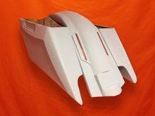 Load image into Gallery viewer, Harley Davidson 5&quot; Fifty Five Extended Stretched Saddlebag LED Fender Kit - Dual Cut Outs No Lids
