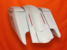 Load image into Gallery viewer, Harley Davidson 5&quot; Fifty Five Extended Stretched Saddlebag LED Fender Kit - Dual Cut Outs Lids