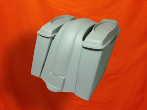 Harley Davidson Touring 6" Extended Saddlebags 6.5" Speaker Lids Fender No Cutouts
