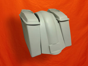 Harley Davidson Touring 6" Extended Saddlebags 6 x 9 Speaker Lids Fender No Cutouts