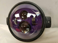 Load image into Gallery viewer, 7&quot; Kawasaki Voyager &amp; Vaquero DAYMAKER Replacement Headlight Purple LED Light Projector HID Bulb