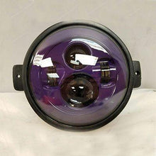 Load image into Gallery viewer, 7&quot; Kawasaki Voyager &amp; Vaquero DAYMAKER Replacement Headlight Purple LED Light Projector HID Bulb