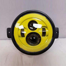 Load image into Gallery viewer, 7&quot; Kawasaki Voyager &amp; Vaquero DAYMAKER Replacement Headlight Yellow LED Light Projector HID Bulb
