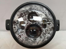 Load image into Gallery viewer, 7&quot; Rise of the Dead Kawasaki Voyager &amp; Vaquero DAYMAKER Replacement Headlight American Flags LED Light Projector HID Bulb