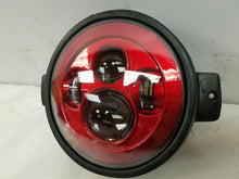 Load image into Gallery viewer, 7&quot; Kawasaki Voyager &amp; Vaquero DAYMAKER Replacement Headlight Red LED Light Projector HID Bulb
