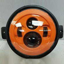 Load image into Gallery viewer, 7&quot; Kawasaki Voyager &amp; Vaquero DAYMAKER Replacement Headlight Orange LED Light Projector HID Bulb