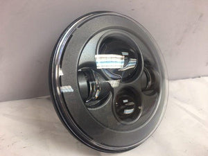 7" DAYAKER Replacement BLACK GRAY MIX Projector HID LED Light Bulb Headlight Motorcycle Harley