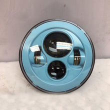 Load image into Gallery viewer, 7&quot; DAYAKER Replacement TEAL Projector HID LED Light Bulb Headlight Motorcycle Harley