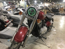 Load image into Gallery viewer, 7&quot; DAYMAKER Kawasaki Vulcan Nomad 800 Green with Green Halo HID LED Light Bulb Headlight Motorcycle