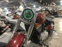 Load image into Gallery viewer, 7&quot; DAYMAKER Kawasaki Vulcan Nomad 800 Green with Green Halo HID LED Light Bulb Headlight Motorcycle