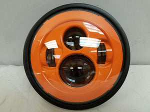 7" DAYMAKER Kawasaki Vulcan Nomad 800 Replacement Orange HID LED Light Bulb Headlight Motorcycle