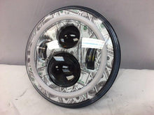 Load image into Gallery viewer, 7&quot; DAYMAKER Custom Big Money Daymaker Design With Orange Halo Projector HID LED Light Bulb Headlight Motorcycle Harley