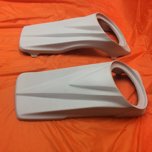 2014 - 2018 Harley Saddlebag 8.8 Speaker Lids Fits Harley Touring Stretched/Extended