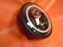 Load image into Gallery viewer, 7&quot; DAYMAKER Yamaha Royal Star Venture BLACK with PINK Halo Projector HID LED Light Bulb Headlight Motorcycle