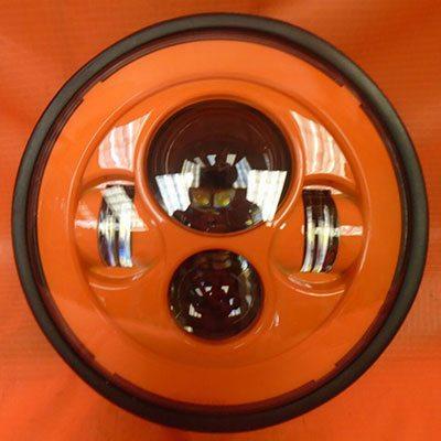 Honda Shadow Sabre AERO VT1100 DAYMAKER ORANGE HID LED Light Bulb Headlight Motorcycle Mount