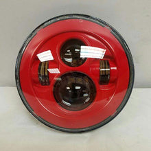 Load image into Gallery viewer, 7&quot; DAYMAKER Color Matched Scarlet Red LED Light Bulb Headlight Motorcycle Harley