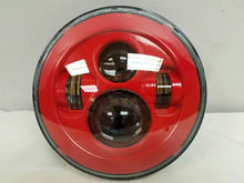 Load image into Gallery viewer, 7&quot; DAYMAKER Color Matched Scarlet Red LED Light Bulb Headlight Motorcycle Harley