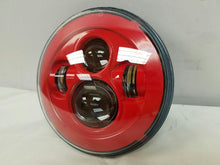 Load image into Gallery viewer, 7&quot; DAYMAKER Color Matched Scarlet Red LED Light Bulb Headlight Motorcycle Harley