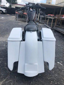 Harley Davidson Sportster 883 / Dyna / Sportster 5? Dual Cut Out Saddlebags Kit + Lids
