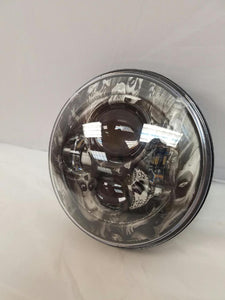 7" DAYMAKER Replacement Walking Dead Design Projector HID LED Light Bulb Headlight Motorcycle Harley