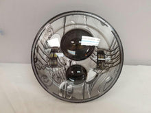 Load image into Gallery viewer, 7&quot; DAYMAKER Replacement Silver Music Design Projector HID LED Light Bulb Headlight Motorcycle Harley