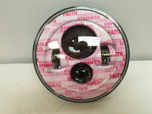 7" DAYMAKER Replacement Girl Power Design Projector HID LED Light Bulb Headlight Motorcycle Harley