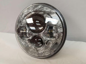 7" DAYMAKER Replacement World Of War Design Projector HID LED Light Bulb Headlight Motorcycle Harley