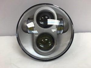 5 3/4" DAYMAKER Replacement SILVER Projector HID LED Light Bulb Headlight Motorcycle Harley 5.75"