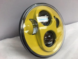 5 3/4" DAYMAKER Replacement YELLOW Projector HID LED Light Bulb Headlight Motorcycle Harley 5.75"