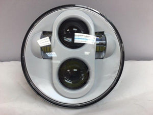 5 3/4" DAYMAKER Replacement WHITE Projector HID LED Light Bulb Headlight Motorcycle Harley 5.75"