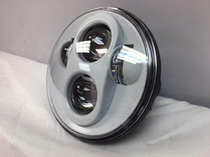 5 3/4" DAYMAKER Replacement WHITE Projector HID LED Light Bulb Headlight Motorcycle Harley 5.75"