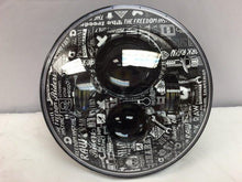 Load image into Gallery viewer, 7&quot; DAYMAKER Replacement Mechanic Wars Design Projector HID LED Light Bulb Headlight Motorcycle Harley