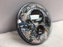 Load image into Gallery viewer, 7&quot; DAYMAKER Replacement Route 66 Design Projector HID LED Light Bulb Headlight Motorcycle Harley
