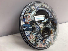 Load image into Gallery viewer, 7&quot; DAYMAKER Replacement Route 66 Design Projector HID LED Light Bulb Headlight Motorcycle Harley