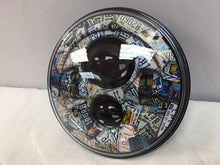 Load image into Gallery viewer, 7&quot; DAYMAKER Replacement Route 66 Design Projector HID LED Light Bulb Headlight Motorcycle Harley