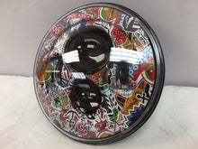 Load image into Gallery viewer, 7&quot; DAYMAKER Replacement Sticker City Design Projector HID LED Light Bulb Headlight Motorcycle Harley