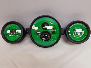 7" Kawasaki Voyager & Vaquero DAYMAKER Headlight Dual 4.5" - 4 1/2" Auxiliary AUX Green Spot Passing LED Fog Lights SET
