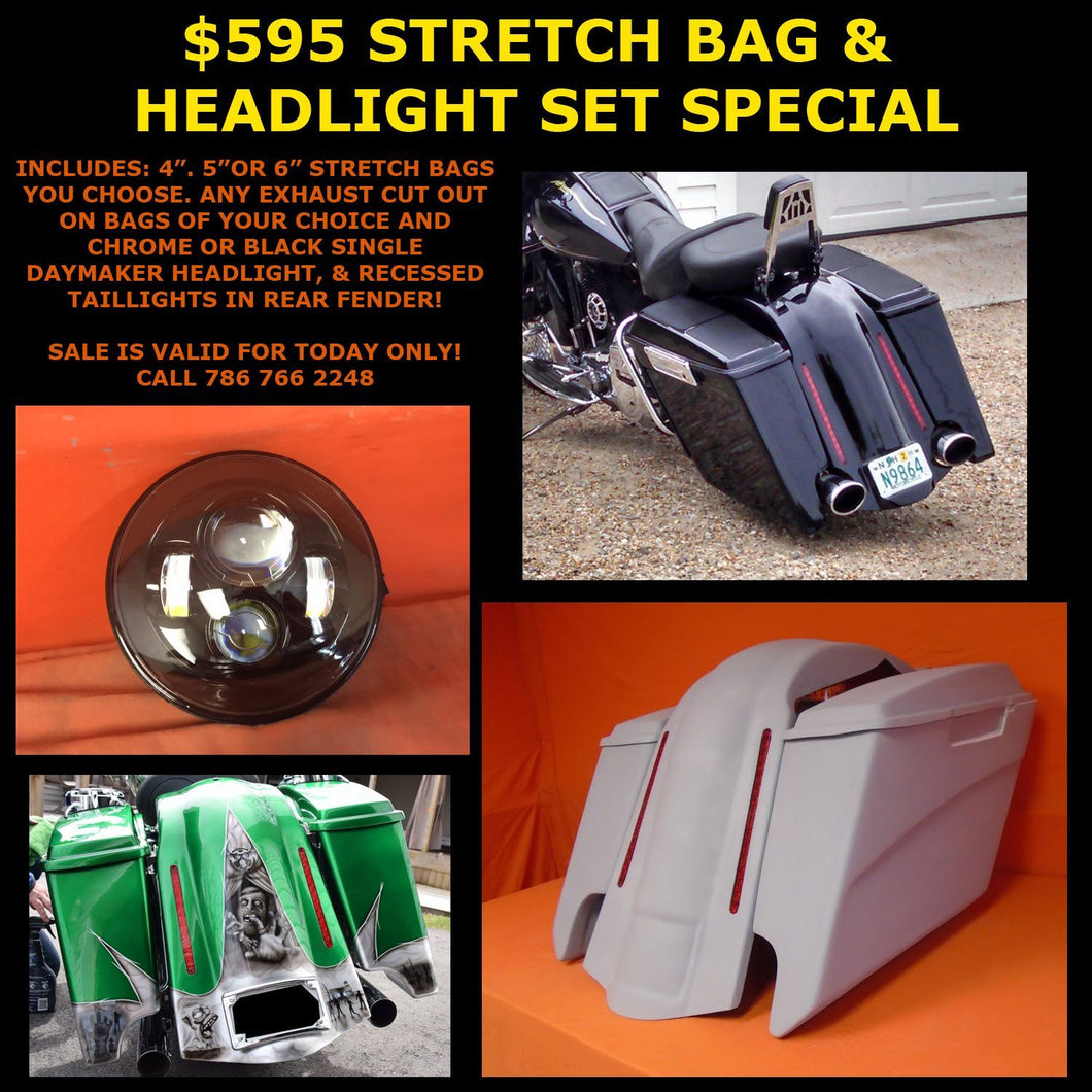 FACEBOOK $595 COMBO SPECIAL!!! BAGS FENDER DAYMAKER!!!!