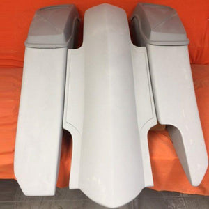 Harley Davidson 6" Trendsetter Extended Saddlebag Fender Kit - Right Side Cut Out 6 x 9 Speaker Lids / 2014
