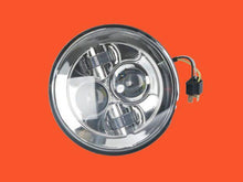 Load image into Gallery viewer, 7&quot; DAYMAKER Replacement Chrome HID LED Light Bulb Headlight Motorcycle Kawasaki Vulcan Nomad 1500 / 1600