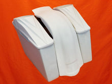 Load image into Gallery viewer, Harley Davidson 4&quot; Extended Saddlebags 8.8 Speaker Lids Fender No Cutouts