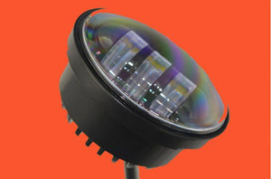 5 3/4" - 5.75" DAYMAKER Headlight Dual 4.5" - 4 1/2" Auxiliary AUX Black Spot Passing LED Fog Lights Bulb Harley SET