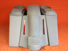 Load image into Gallery viewer, Harley Davidson 4&quot; Extended Stretched Saddlebags 6.5 Speaker Lids &amp; LED Replacement Fender 09 - 13 - No Cut Outs